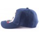 Casquette Biker Bleu avec dessin de Loup ANCIENNES COLLECTIONS divers