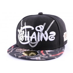 Casquette Snapback JBB Couture Chaine Noir ANCIENNES COLLECTIONS divers