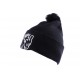 Bonnet Nyls Création DOPE Noir avec pompon ANCIENNES COLLECTIONS divers