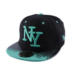 Snapback NY Noire et verte Tag ANCIENNES COLLECTIONS divers