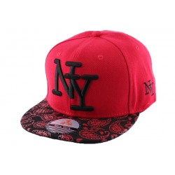 Casquette Enfant NY Rouge et noire à partir de 8 ans ANCIENNES COLLECTIONS divers