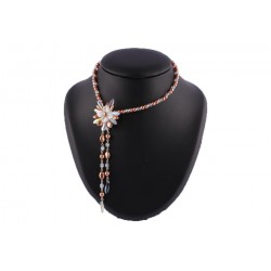 Collier tour de cou Ilna en perles capuccino ANCIENNES COLLECTIONS divers