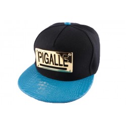 Snapback Pigalle Noire et bleu ANCIENNES COLLECTIONS divers