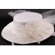 Chapeau mariage Canotier Eliane Ivoire ANCIENNES COLLECTIONS divers