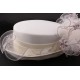 Chapeau Mariage Violetta Amazone écru lilas ANCIENNES COLLECTIONS divers