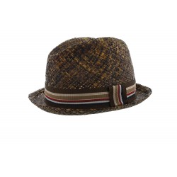 Chapeau paille Herman Headwear Tabac Effet Vieilli ANCIENNES COLLECTIONS divers