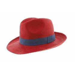 Chapeau paille Herman Headwear Rouge ANCIENNES COLLECTIONS divers