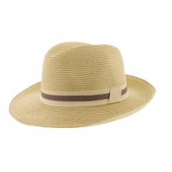 Chapeau de paille mottled Herman Headwear Beige ANCIENNES COLLECTIONS divers