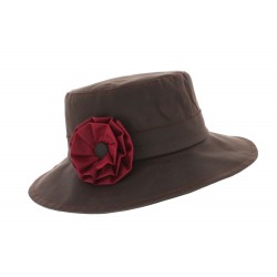 Chapeau pluie Rain Sol Marron Coton Huilé ANCIENNES COLLECTIONS divers