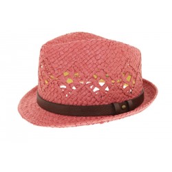 Chapeau de paille James rose ANCIENNES COLLECTIONS divers