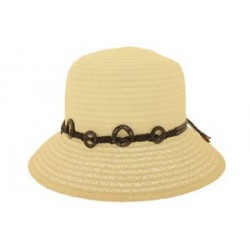 Chapeau de paille Sylvy beige ANCIENNES COLLECTIONS divers