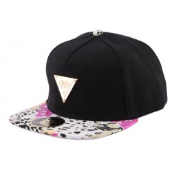 Strapback Hip Hop Noire visière Léopard ANCIENNES COLLECTIONS divers