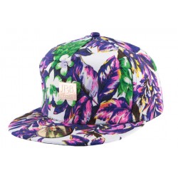 Snapback JBB Couture Florale Bleu et vert ANCIENNES COLLECTIONS divers