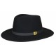 Chapeau feutre Herman Elegant noir ANCIENNES COLLECTIONS divers