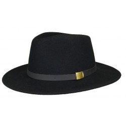 Chapeau feutre Herman Elegant noir ANCIENNES COLLECTIONS divers