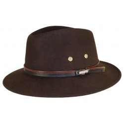 Chapeau de feutre Herman Mac Carthy Marron ANCIENNES COLLECTIONS divers