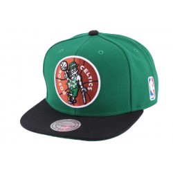 Snapback Boston Celtics Mitchell & Ness Verte ANCIENNES COLLECTIONS divers