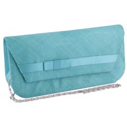 Pochette Cérémonie Estelle Turquoise ANCIENNES COLLECTIONS divers