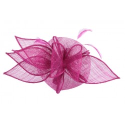 Coiffe Cérémonie Giroflier en sisal Fuschia ANCIENNES COLLECTIONS divers