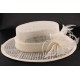 Chapeau Cérémonie Fève en sisal Ecru ANCIENNES COLLECTIONS divers