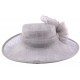 Chapeau Cérémonie Airelle en sisal Gris ANCIENNES COLLECTIONS divers