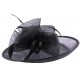 Chapeau Cérémonie Airelle en sisal Noir ANCIENNES COLLECTIONS divers