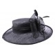 Chapeau Cérémonie Airelle en sisal Noir ANCIENNES COLLECTIONS divers