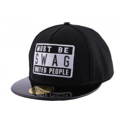 Snapback JBB Couture Must Swag Noire enfant de 10 ans à 16 ans ANCIENNES COLLECTIONS divers