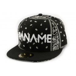 Snapback Hip Hop noire façon Bandana ANCIENNES COLLECTIONS divers