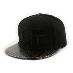 Snapback Hip Hop Dope Noir ANCIENNES COLLECTIONS divers