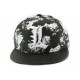 Snapback Hip Hop Florale noire et blanche ANCIENNES COLLECTIONS divers