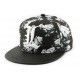 Snapback Hip Hop Florale noire et blanche ANCIENNES COLLECTIONS divers