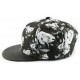 Snapback Hip Hop Florale noire et blanche ANCIENNES COLLECTIONS divers