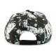 Snapback Hip Hop Florale noire et blanche ANCIENNES COLLECTIONS divers