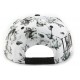 Snapback Hip Hop Florale Blanche et Noire ANCIENNES COLLECTIONS divers