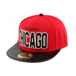 Snapback Landtaylor Chicago Rouge et noire ANCIENNES COLLECTIONS divers