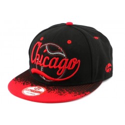 Snapback Landtaylor Chicago Noire visière tag ANCIENNES COLLECTIONS divers