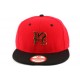 Snapback landtaylor Rouge avec Logo DOPE ANCIENNES COLLECTIONS divers