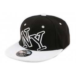 Casquette Snapback NY Noire et Blanche enfant jusqu'a 7 ans ANCIENNES COLLECTIONS divers