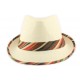 Chapeau Paille Hermy Beige Rouge ANCIENNES COLLECTIONS divers