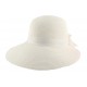 Chapeau Paille Zely en mottled Blanche ANCIENNES COLLECTIONS divers