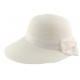 Chapeau Paille Zely en mottled Blanche ANCIENNES COLLECTIONS divers