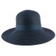 Chapeau Paille Zely en mottled Bleue Marine ANCIENNES COLLECTIONS divers