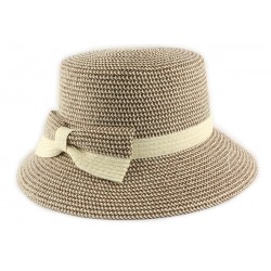 Chapeau Paille Adelie Marron ANCIENNES COLLECTIONS divers