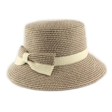 Chapeau Paille Adelie Marron ANCIENNES COLLECTIONS divers