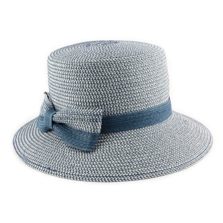 Chapeau Paille Adelie Bleu ANCIENNES COLLECTIONS divers