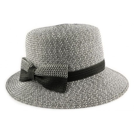 Chapeau Paille Adelie Noir ANCIENNES COLLECTIONS divers