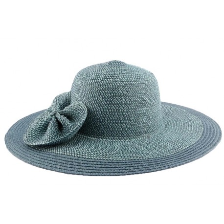 Chapeau Paille Lubly Bleu ANCIENNES COLLECTIONS divers