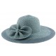 Chapeau Paille Lubly Bleu ANCIENNES COLLECTIONS divers