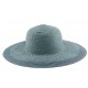 Chapeau Paille Lubly Bleu ANCIENNES COLLECTIONS divers